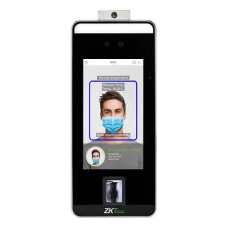 Биометрический считыватель ZKTeco SpeedFace-V5L [TD] с функцией измерения температуры тела