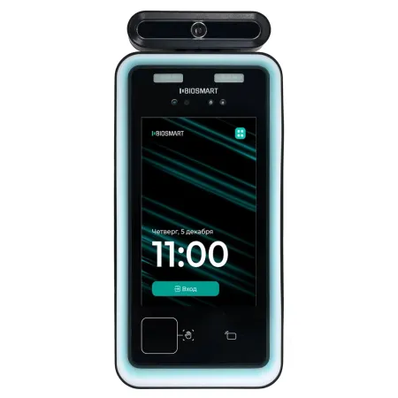 Терминал биометрический BioSmart Quasar 7 PV-MFR-T распознавание лица, вен ладони и температуры