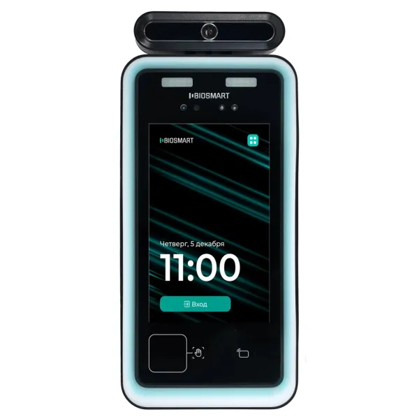 Терминал биометрический BioSmart Quasar 7 PV-MFR-T распознавание лица, вен ладони и температуры