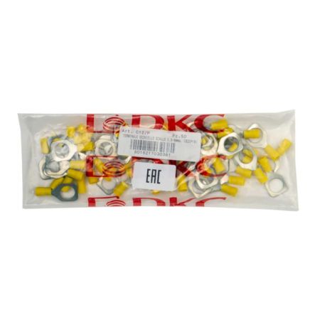 Наконечник НКИ DKC 2C12P QUADRO, 6-12 желтый (50 шт.)