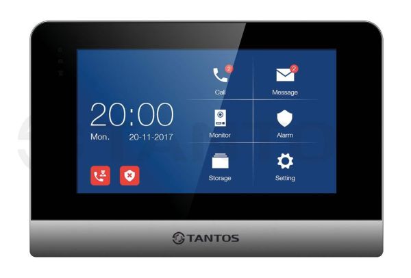 IP-монитор видеодомофона Tantos EasyMon-4w с сенсорным экраном 7"