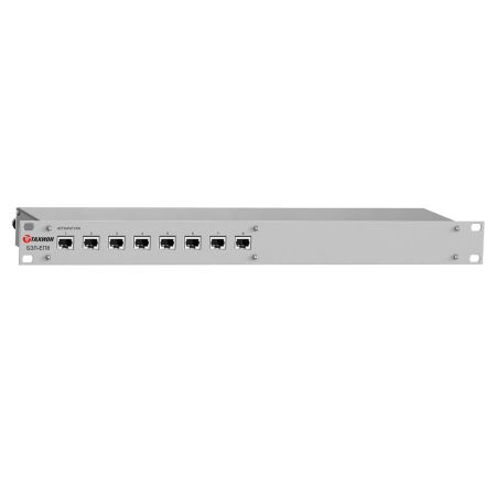 Блок защиты портов в сети Ethernet Тахион БЗЛ-ЕП8 c питанием РоЕ