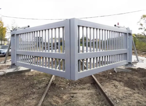 Противотаранные ворота ПВЖ-СБ Кашалот железнодорожные, распашные, гидравлические Противотаранные ворота ПВЖ-СБ Кашалот железнодорожные, распашные, гидравлические