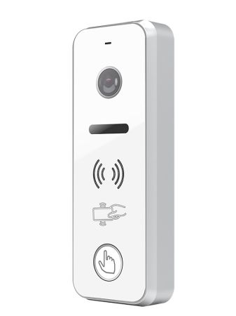 Вызывная панель видеодомофона TANTOS iPanel 2 WG EM HD (белый) со встроенным контроллером и считывателем