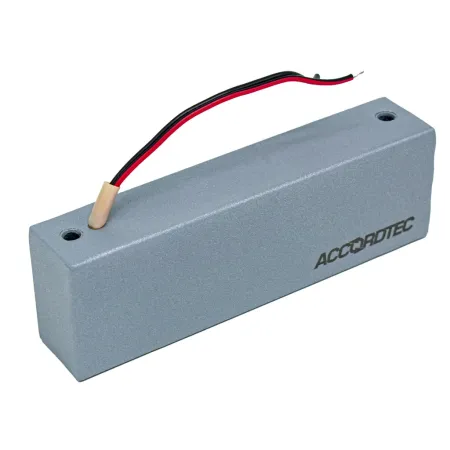 Электромагнитный замок AccordTec ML-300K с уголком, серебряный металлик Электромагнитный замок AccordTec ML-300K с уголком, серебряный металлик