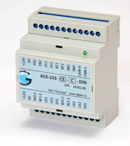Контроллер СКУД RusGuard ACS-103-CE-DIN (M)