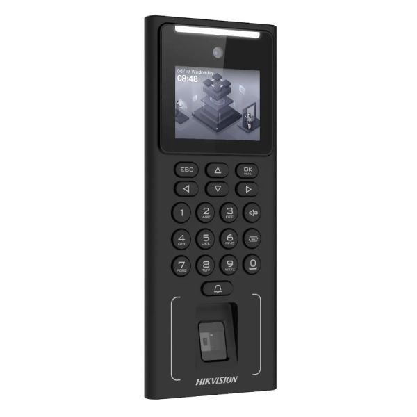 Терминал доступа Wi-Fi HikVision DS-K1T321MFWX с распознаванием лиц, отпечатков пальцев, карт Mifare