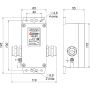Устройство Тахион УЗЛ-ЕП исп.1 для защиты портов в сети Ethernet c питанием РоЕ, IP66