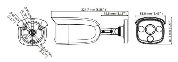 Видеокамера 2Мп Ultra-Low Light PIR HikVision DS-2CE12D8T-PIRL (3.6 мм)