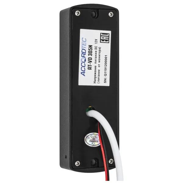 Вызывная панель AccordTec AT-VD305N BL черный, с видеокамерой Вызывная панель AccordTec AT-VD305N BL черный, с видеокамерой