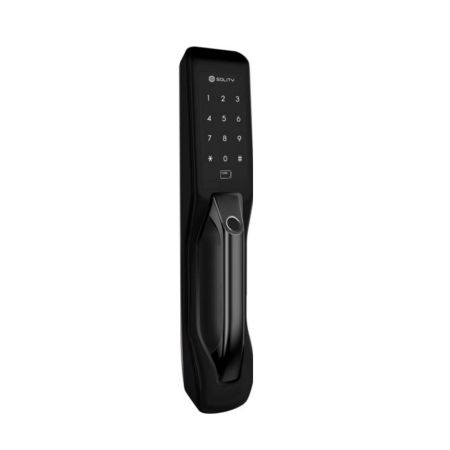 Электронный замок биометрический Solity GP-3000BK Black по отпечатку пальца, трехригельный