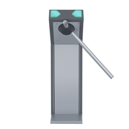 Турникет-дуопод моторизованный Rusgate T2-M-SF v.1.1 с памятью на 4000 событий (с автоматическими планками Антипаника)