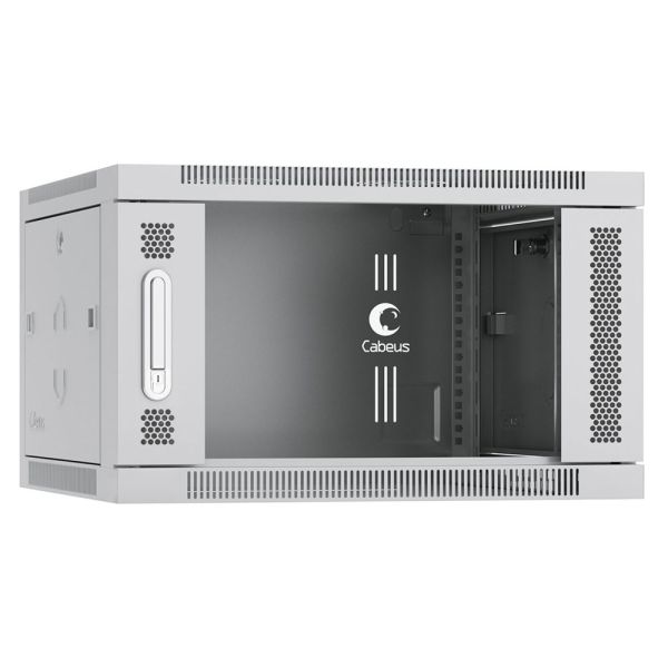 Шкаф телекоммуникационный 19" Cabeus SH-05F-6U60/45, настенный 6U