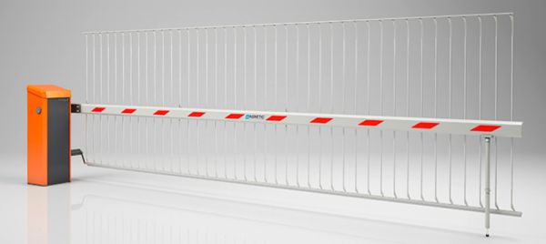 Решетка на стрелу Magnetic GUE1800-030, высокая 1,8 м, шарнирная 3000 мм, для шлагбаумов Access Pro-H, XL2, XXL