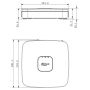 IP-видеорегистратор 4-канальный WizSense Dahua DHI-NVR2104-I2
