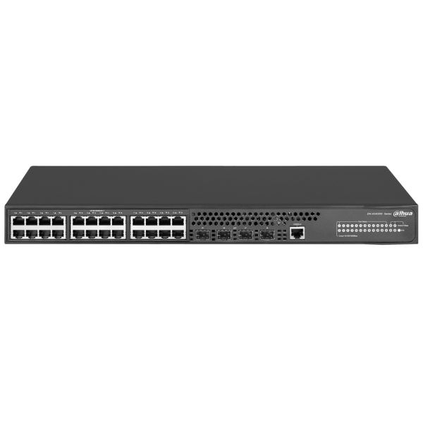 Коммутатор агрегации 28-портовый Dahua DH-AS4300-24GT4GF, управляемый, уровень L2+