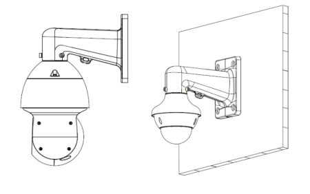 Кронштейн для видеокамер Dahua DH-PFB305W, настенный