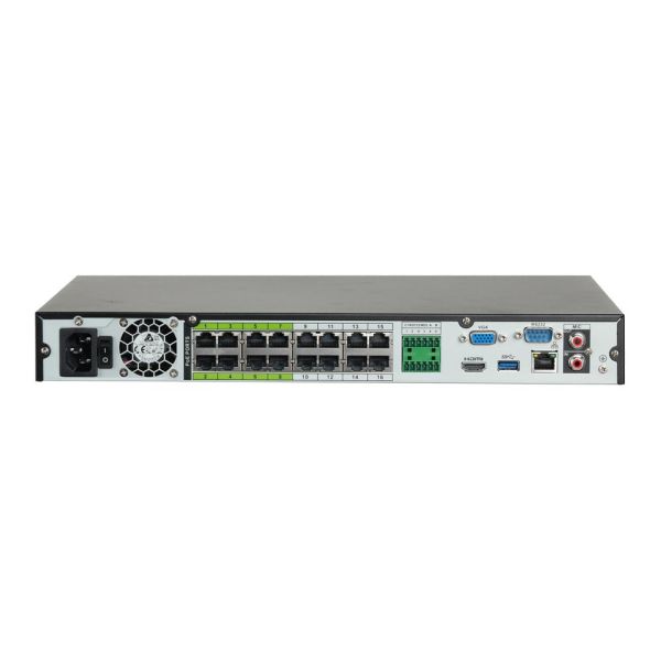 PoE-видеорегистратор 24Мп 16-канальный WizSense Dahua DHI-NVR5216-16P-I/L