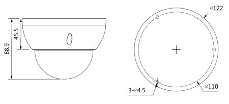 IP-видеокамера 4Мп Dahua DH-IPC-HDBW1431RP-ZS-S4 с ИК-подсветкой до 40м