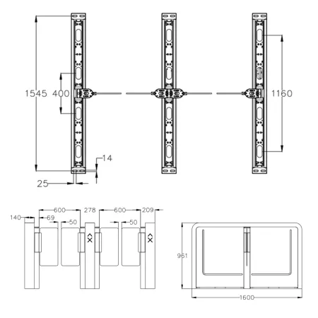 Турникет распашной Avix Aurora X (AV.SG.6629C) Турникет распашной Avix Aurora X (AV.SG.6629C)