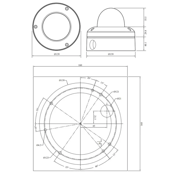 IP-видеокамера 5Мп Rubezh RV-3NCD5065 (2.7-13.5)