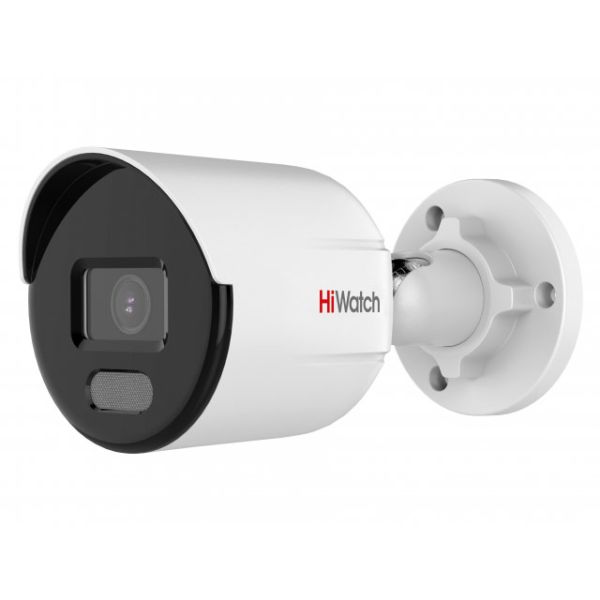 Уличная IP-камера 4Мп HiWatch DS-I450L(C) (2.8 мм) с технологией ColorVu