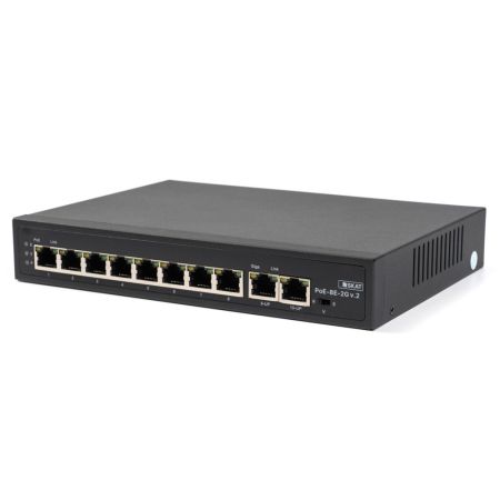 Неуправляемый уличный PoE коммутатор SKAT POE-8E-2G V.2