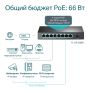 Коммутатор настольный 8-портовый TP-Link TL-SF1008P с 4 портами PoE плюс Коммутатор настольный 8-портовый TP-Link TL-SF1008P с 4 портами PoE плюс