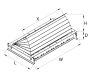Блокиратор дорожный гидравлический RRB 900 SHALLOW (RRB-25P90-SHLW), длина 2500 мм