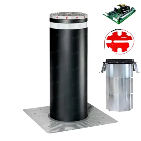 Комплект противотаранного болларда FAAC J275 HA 2K20 (800 мм) с фундаментным коробом, автоматический