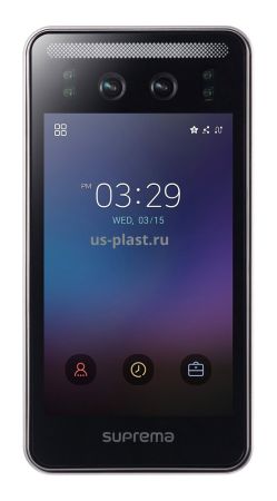 Биометрический терминал распознавания лиц Suprema FaceStation F2-DB Thermal с модулем измерения температуры