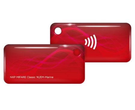 Брелок комбинированный EM-Marine + Mifare Ultralight C, UID 7 byte