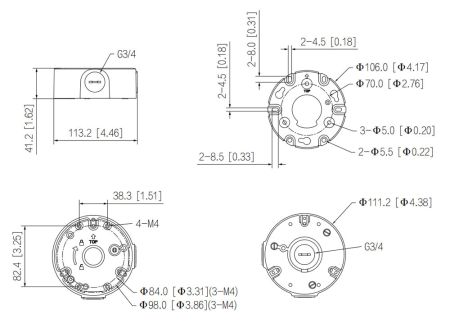 Монтажная коробка Dahua DH-PFA2310R