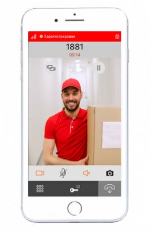 Приложение для смартфона BAS-IP Intercom для видеовызова с устройств BAS-IP