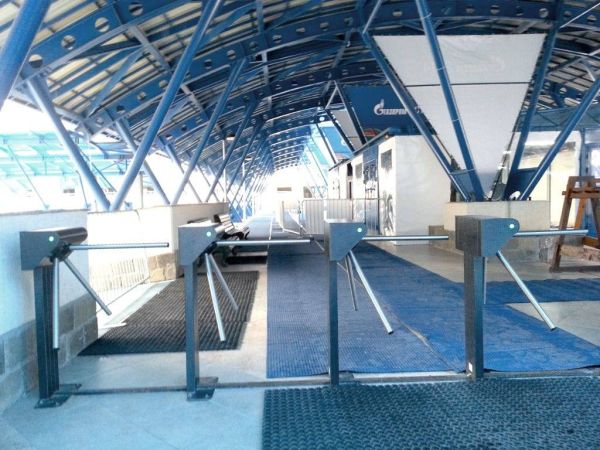 Турникет-трипод Ростов-Дон РД Т9М1 из окрашенной стали (без планок)