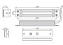Электромагнитный замок dormakaba EM Comfort EMC 600 AM