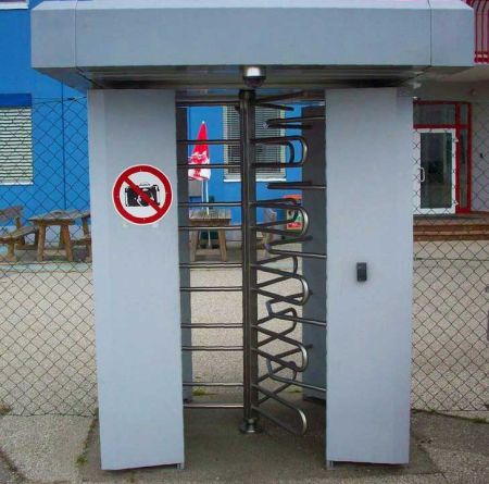 Полноростовой турникет Gotschlich Ecco 120 BB Stainless (6ELE3ABBC)