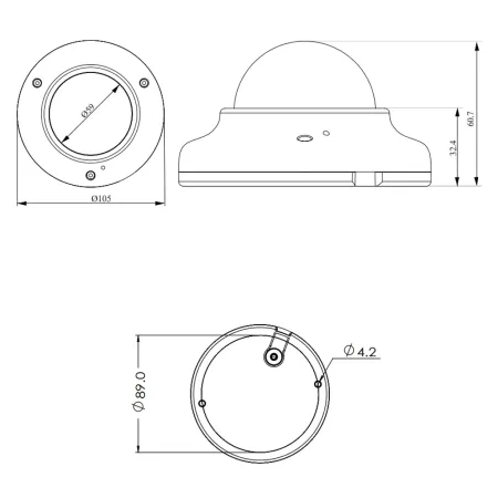 IP-видеокамера 5Мп Rubezh RV-3NCF5066 (2.8)