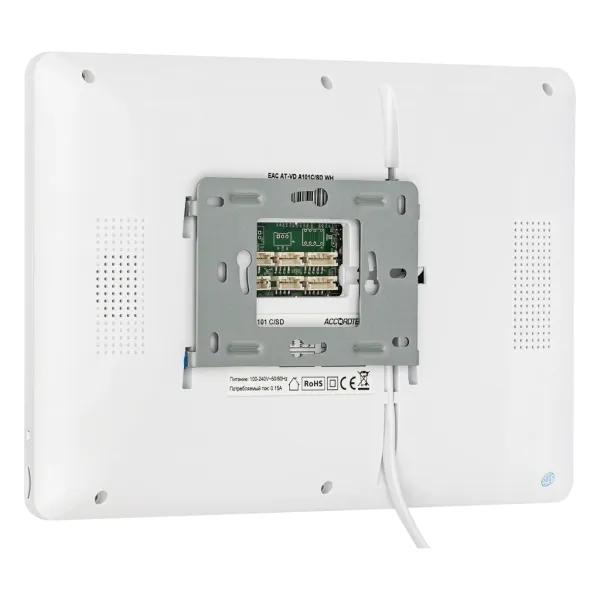 Монитор видеодомофона AccordTec AT-VD A101 C/SD WH