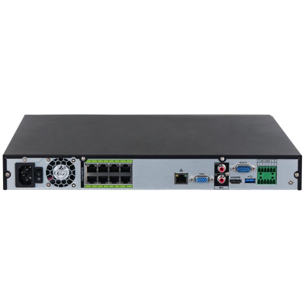 PoE-видеорегистратор 32Мп 8-канальный WizSense Dahua DHI-NVR5208-8P-EI