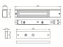 Электромагнитный замок dormakaba EM Comfort EMC 600 ALH