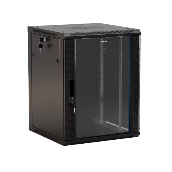Распределительный шкаф 19" Hyperline TWB-0645-GP-RAL9004