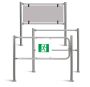 Стационарное ограждение PERCo BH02 (1425мм) без заполнения