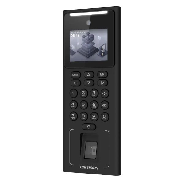 Терминал доступа Wi-Fi HikVision DS-K1T321MFWX с распознаванием лиц, отпечатков пальцев, карт Mifare