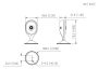 Компактная IP-видеокамера 3Мп Dahua DH-IPC-C3AP-0280B с Wi-Fi и ИК-подсветкой