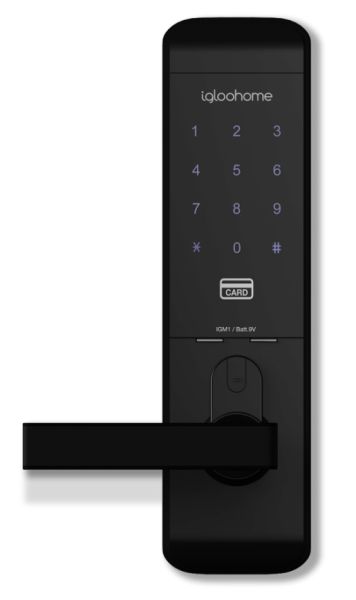 Электронный замок igloohome Mortise 40-90 мм с ручкой