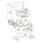 Привод для откатных ворот Doorhan SLIDING-800, 800 кг, интенсивность 50%