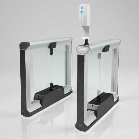 Боковая секция распашного турникета Magnetic mWing FMWI_AL Slave без створок