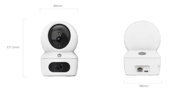 Миниатюрная поворотная IP-камера Ezviz CS-H7c (44WF,W2)