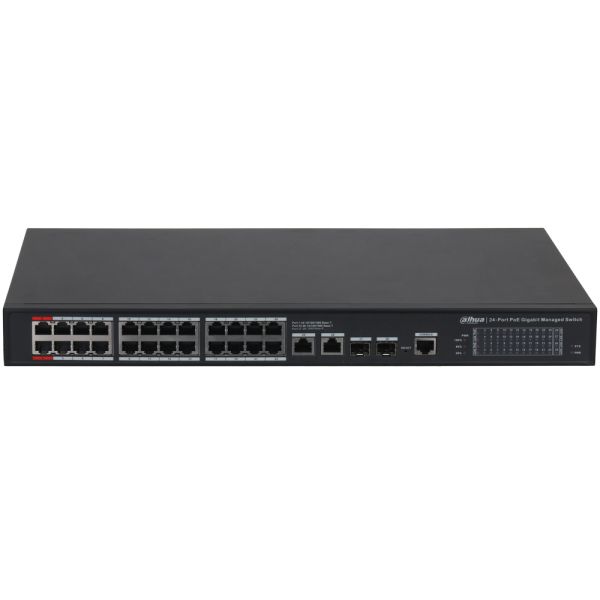 PoE-коммутатор 24-портовый Dahua DH-S4228-24GT-360, гигабитный, управляемый